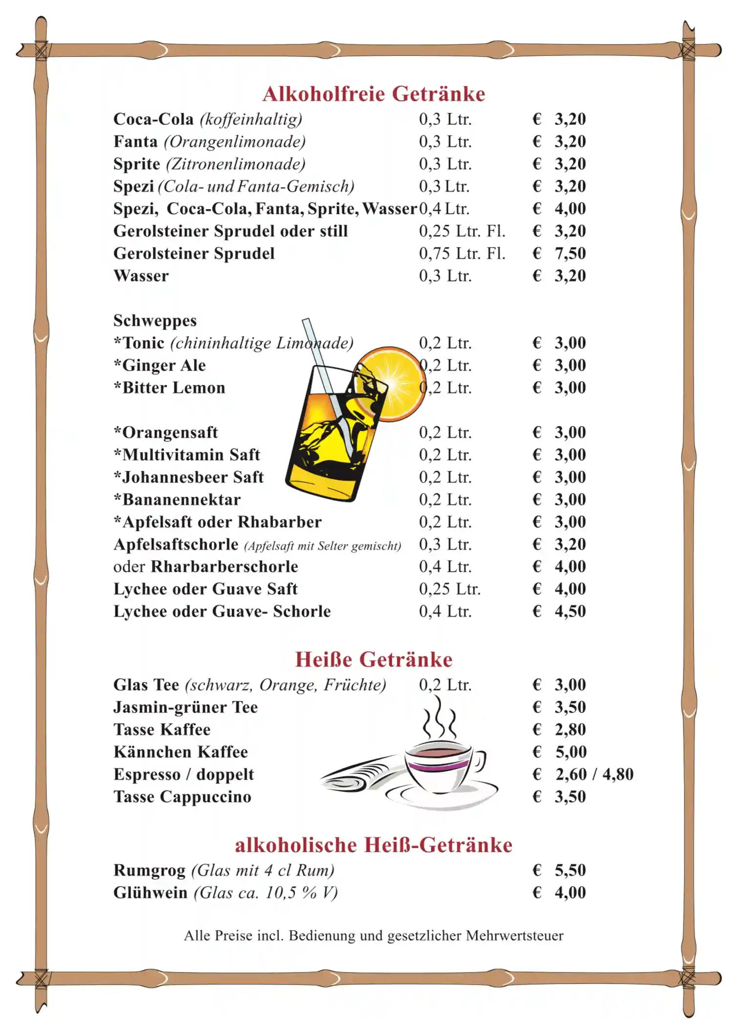 Alkoholfreie Getränke